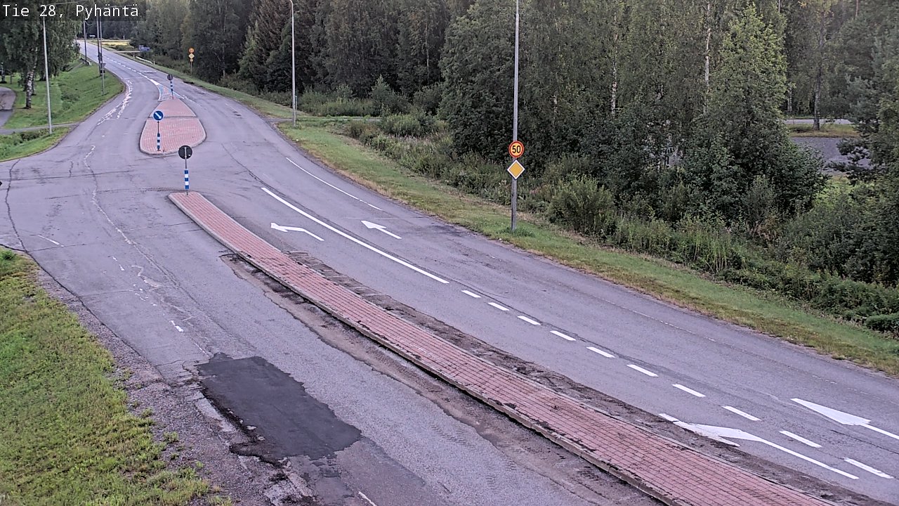 Kelikamerat Kuva Tie 28 Pyhäntä, Pyhäntä, Pohjois-Pohjanmaa