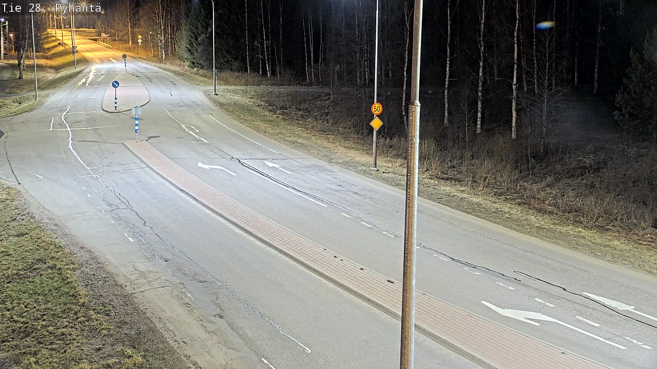 Kelikamerat Kuva Tie 28 Pyhäntä, Pyhäntä, Pohjois-Pohjanmaa