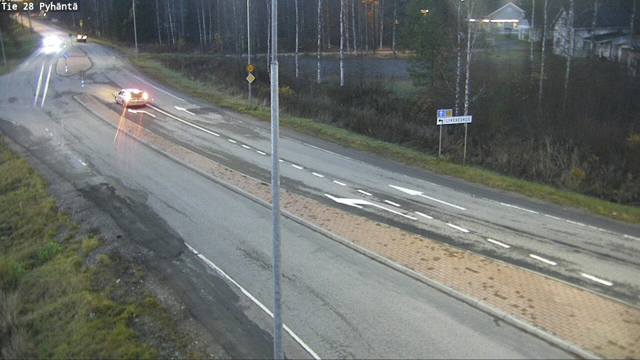 Kelikamerat Kuva Tie 28 Pyhäntä, Pyhäntä, Pohjois-Pohjanmaa