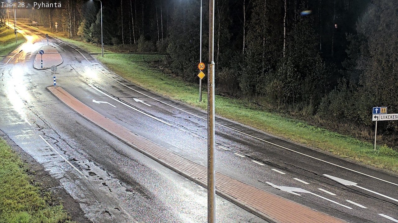 Kelikamerat Kuva Tie 28 Pyhäntä, Pyhäntä, Pohjois-Pohjanmaa