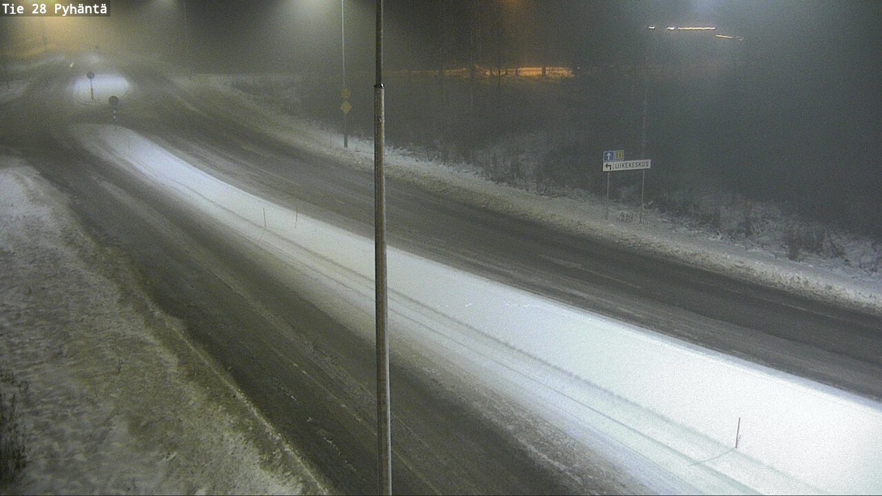 Weather Camera Image Road 28 Pyhäntä, Pyhäntä, Pohjois-Pohjanmaa