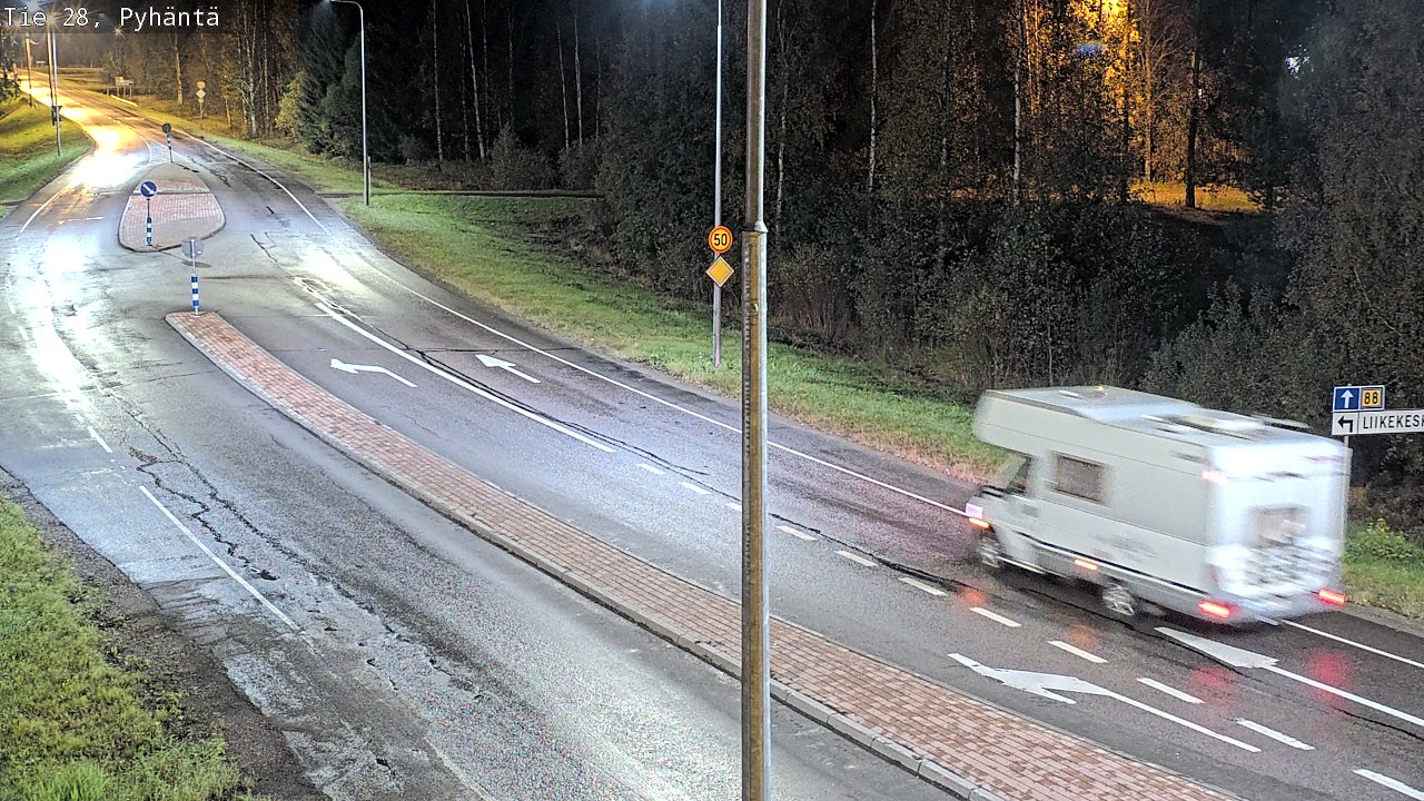 Kelikamerat Kuva Tie 28 Pyhäntä, Pyhäntä, Pohjois-Pohjanmaa