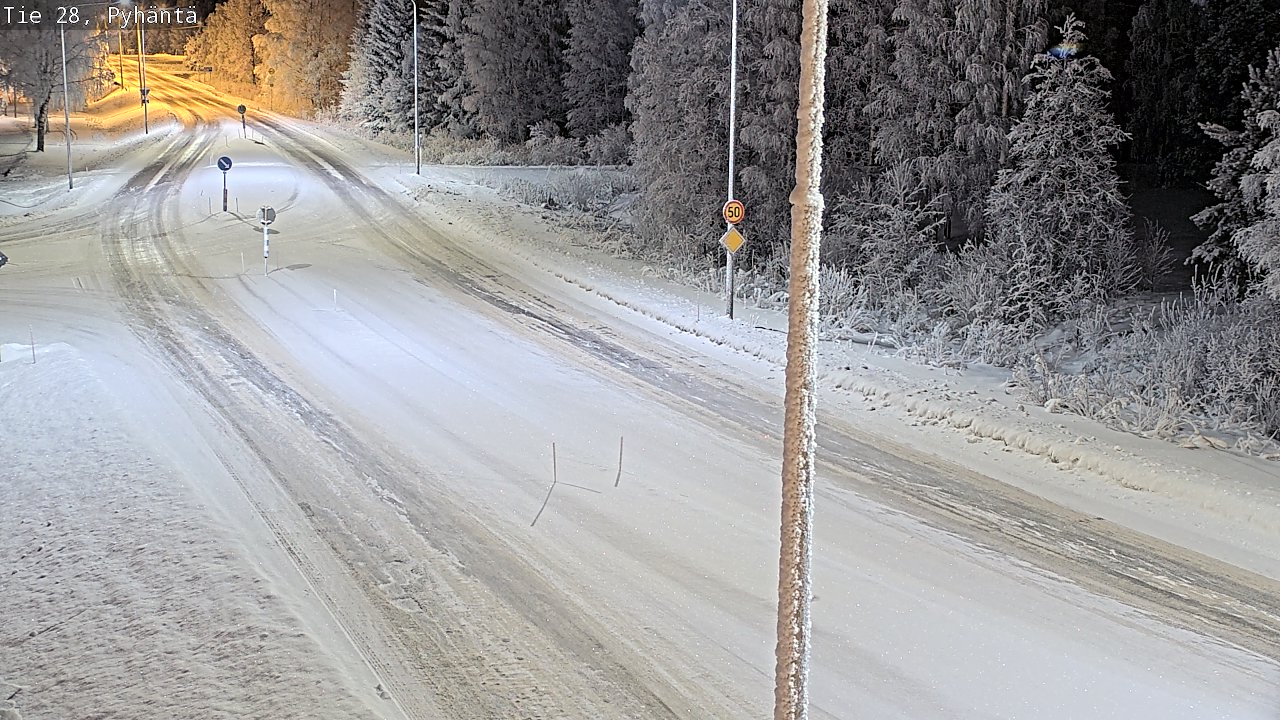 Kelikamerat Kuva Tie 28 Pyhäntä, Pyhäntä, Pohjois-Pohjanmaa