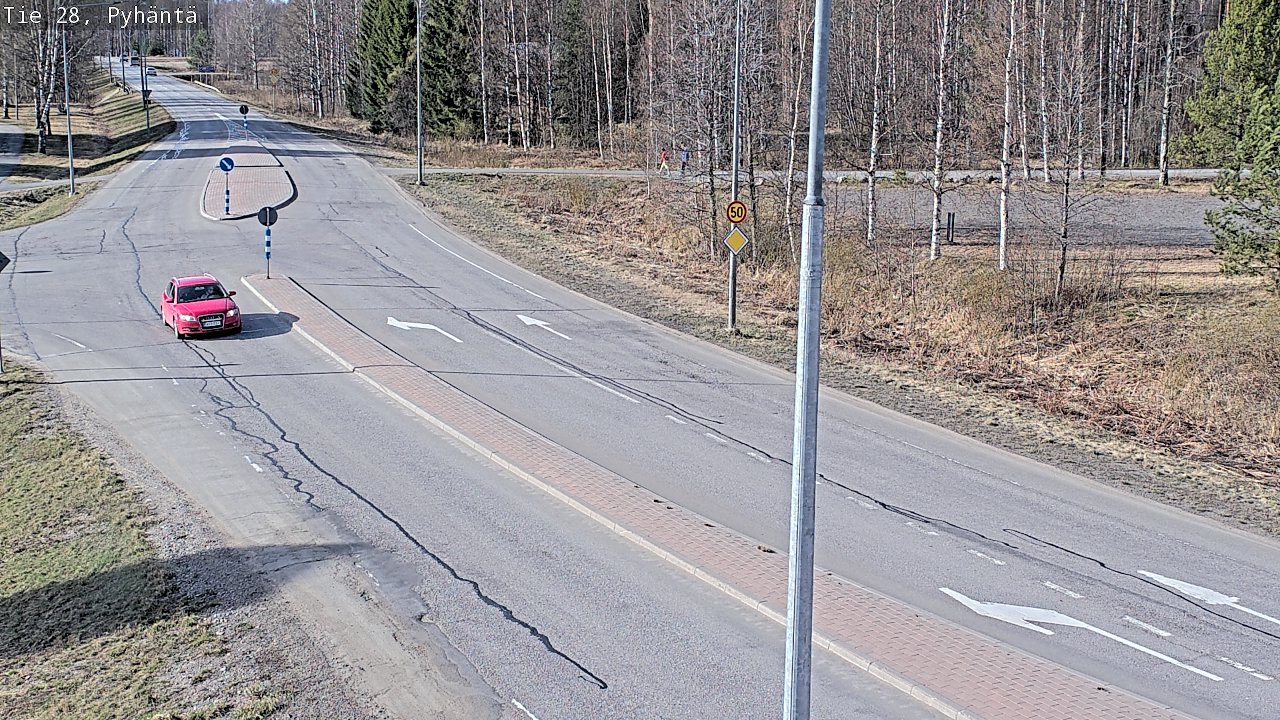 Kelikamerat Kuva Tie 28 Pyhäntä, Pyhäntä, Pohjois-Pohjanmaa