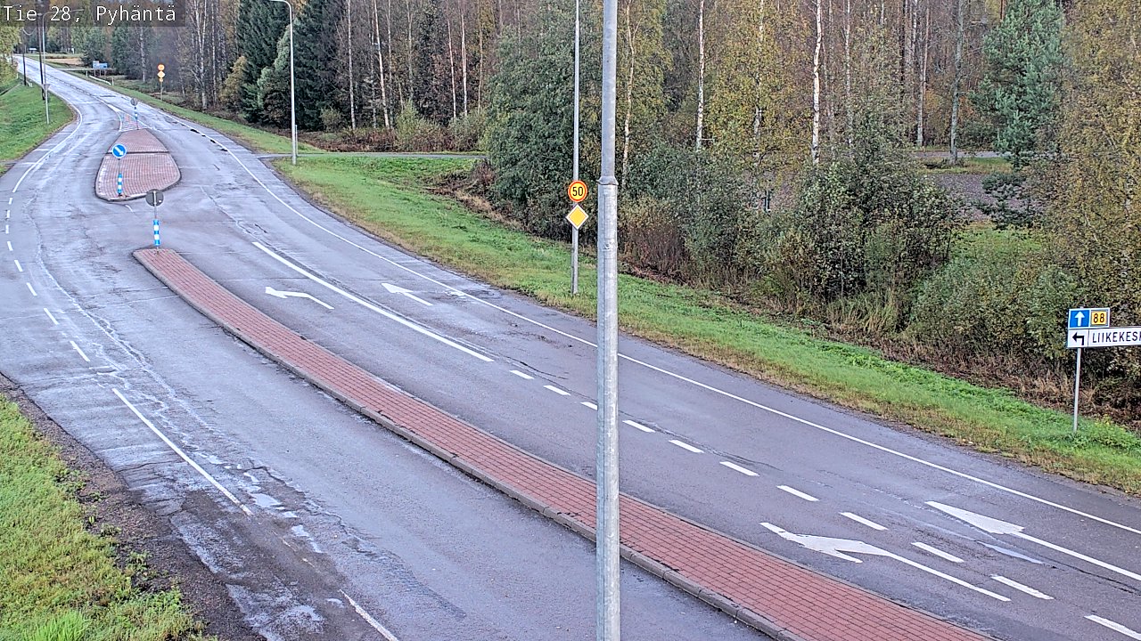 Kelikamerat Kuva Tie 28 Pyhäntä, Pyhäntä, Pohjois-Pohjanmaa
