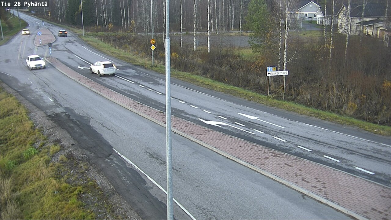 Kelikamerat Kuva Tie 28 Pyhäntä, Pyhäntä, Pohjois-Pohjanmaa