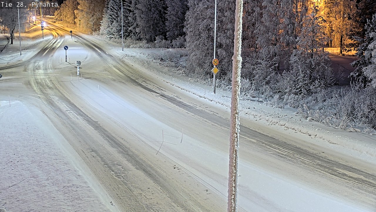 Kelikamerat Kuva Tie 28 Pyhäntä, Pyhäntä, Pohjois-Pohjanmaa