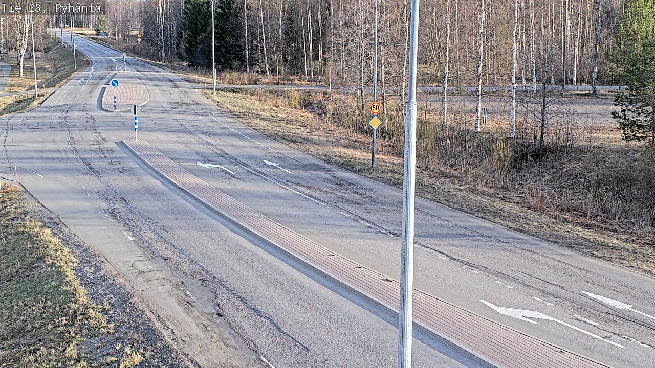 Kelikamerat Kuva Tie 28 Pyhäntä, Pyhäntä, Pohjois-Pohjanmaa