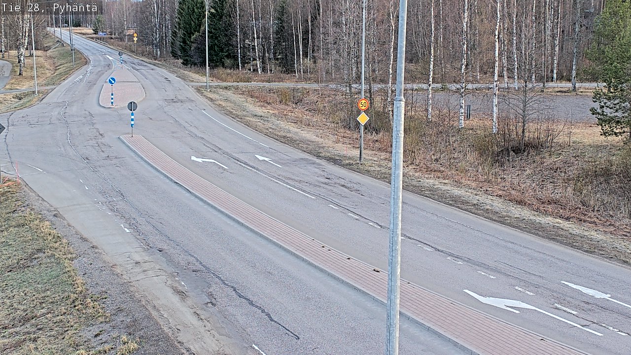 Kelikamerat Kuva Tie 28 Pyhäntä, Pyhäntä, Pohjois-Pohjanmaa