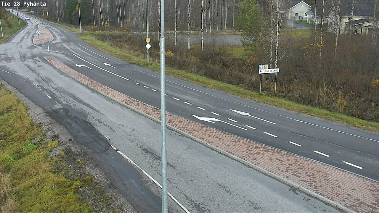 Kelikamerat Kuva Tie 28 Pyhäntä, Pyhäntä, Pohjois-Pohjanmaa