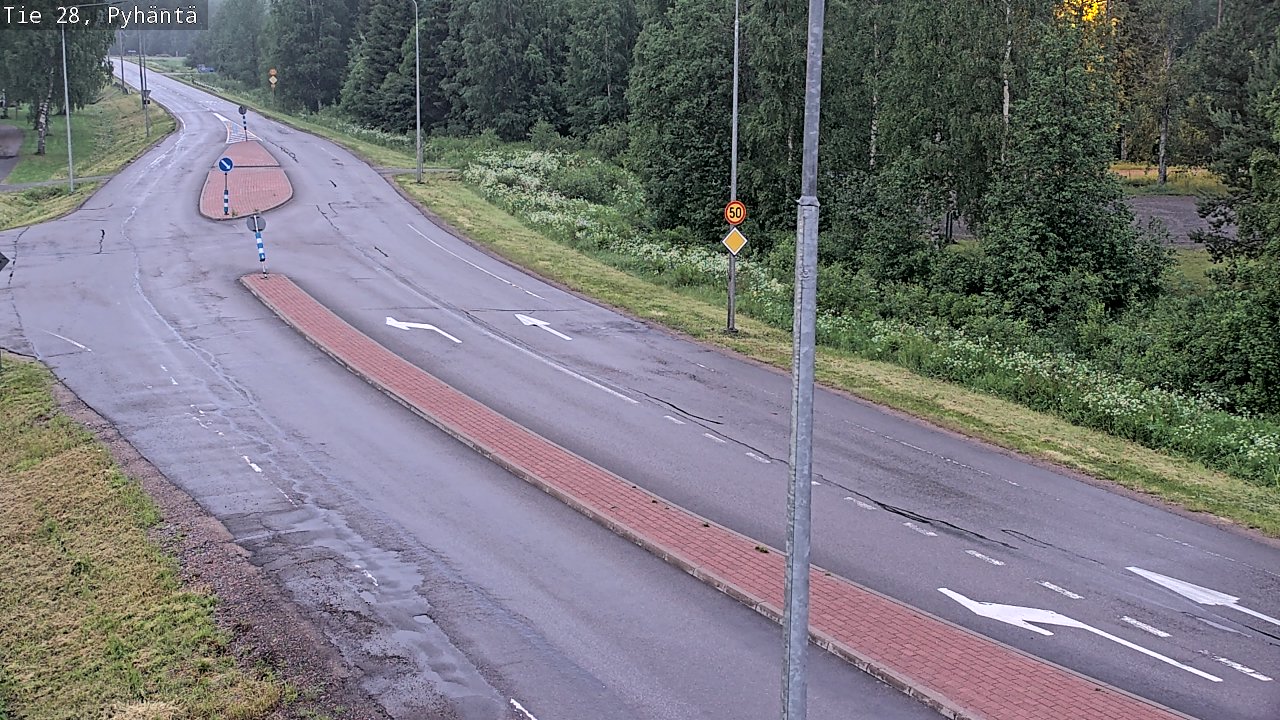 Kelikamerat Kuva Tie 28 Pyhäntä, Pyhäntä, Pohjois-Pohjanmaa