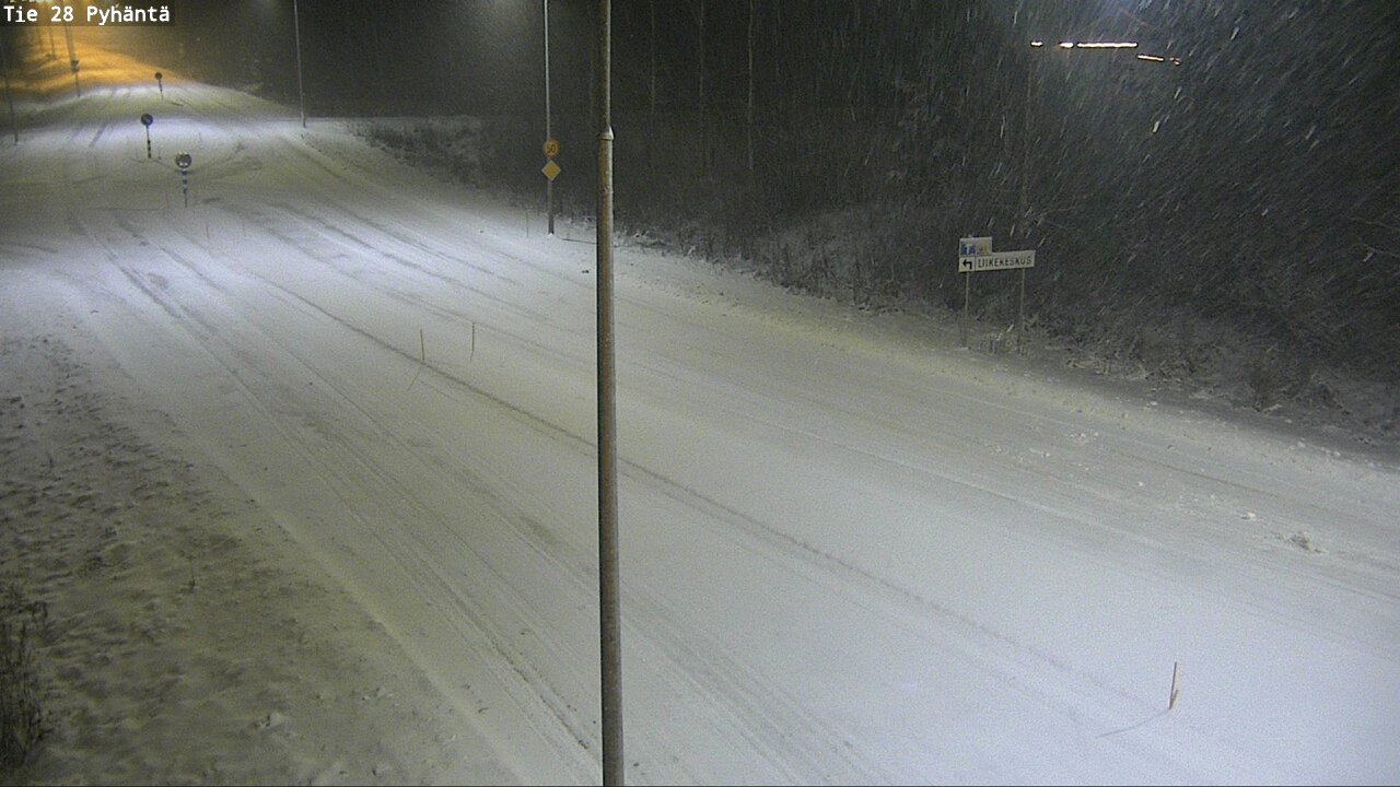 Kelikamerat Kuva Tie 28 Pyhäntä, Pyhäntä, Pohjois-Pohjanmaa