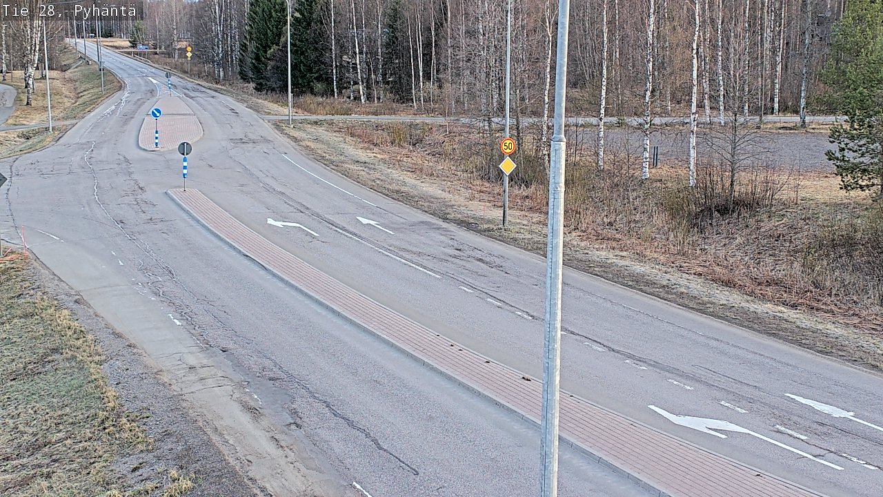 Kelikamerat Kuva Tie 28 Pyhäntä, Pyhäntä, Pohjois-Pohjanmaa