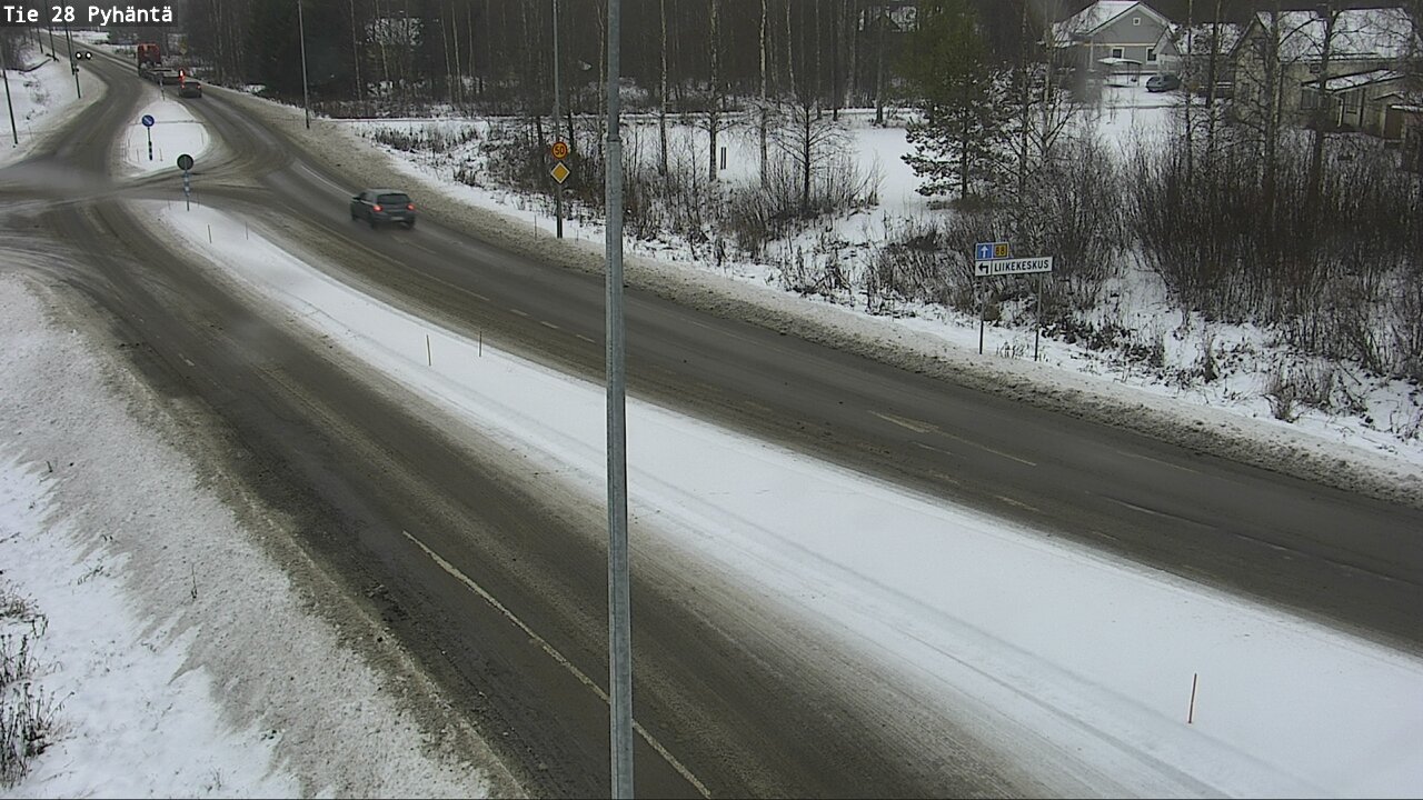 Weather Camera Image Väg 28 Pyhäntä, Pyhäntä, Pohjois-Pohjanmaa