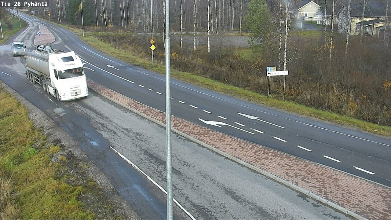 Kelikamerat Kuva Tie 28 Pyhäntä, Pyhäntä, Pohjois-Pohjanmaa