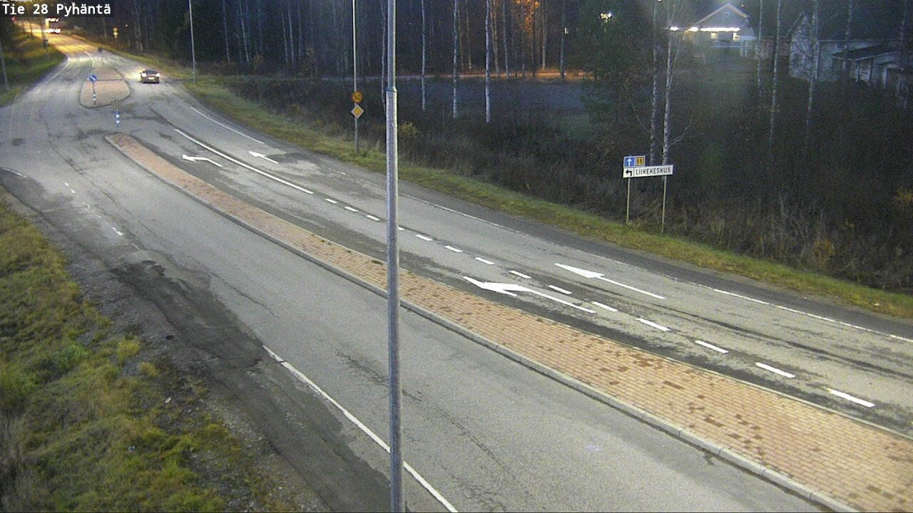 Kelikamerat Kuva Tie 28 Pyhäntä, Pyhäntä, Pohjois-Pohjanmaa