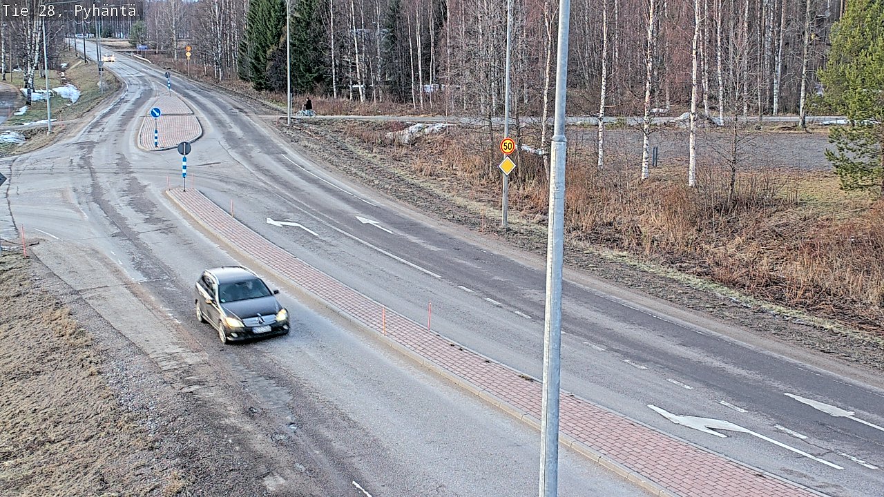 Kelikamerat Kuva Tie 28 Pyhäntä, Pyhäntä, Pohjois-Pohjanmaa