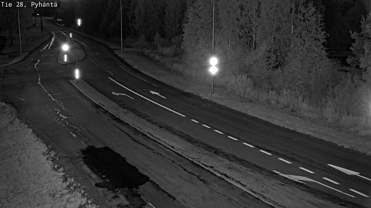 Kelikamerat Kuva Tie 28 Pyhäntä, Pyhäntä, Pohjois-Pohjanmaa