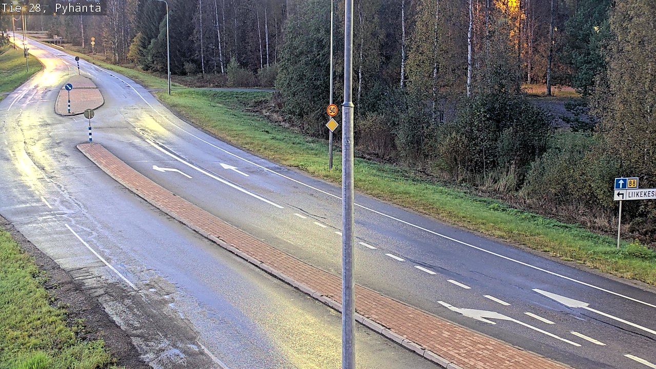 Kelikamerat Kuva Tie 28 Pyhäntä, Pyhäntä, Pohjois-Pohjanmaa