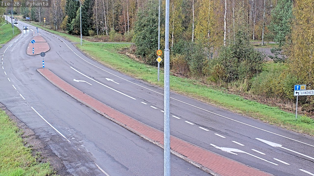 Kelikamerat Kuva Tie 28 Pyhäntä, Pyhäntä, Pohjois-Pohjanmaa