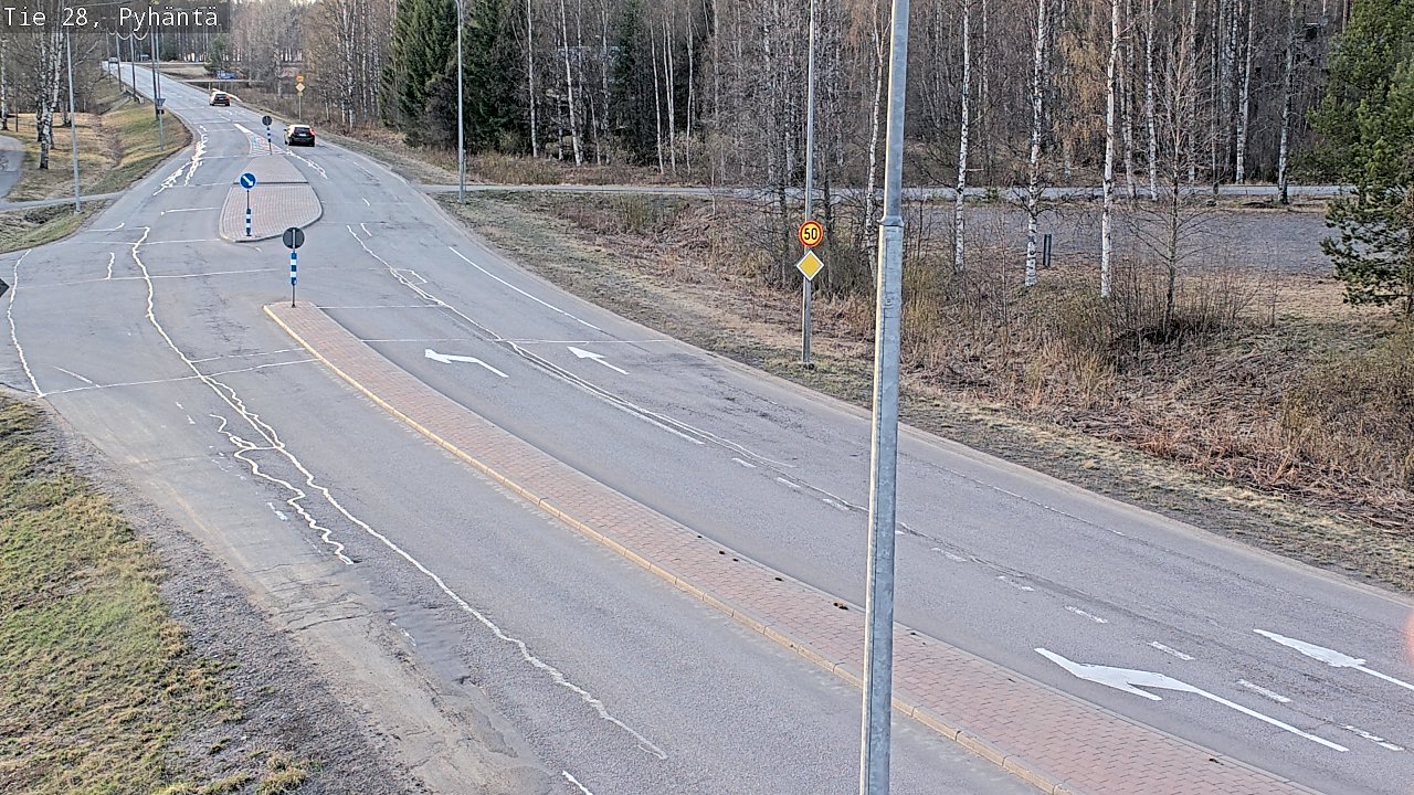 Kelikamerat Kuva Tie 28 Pyhäntä, Pyhäntä, Pohjois-Pohjanmaa