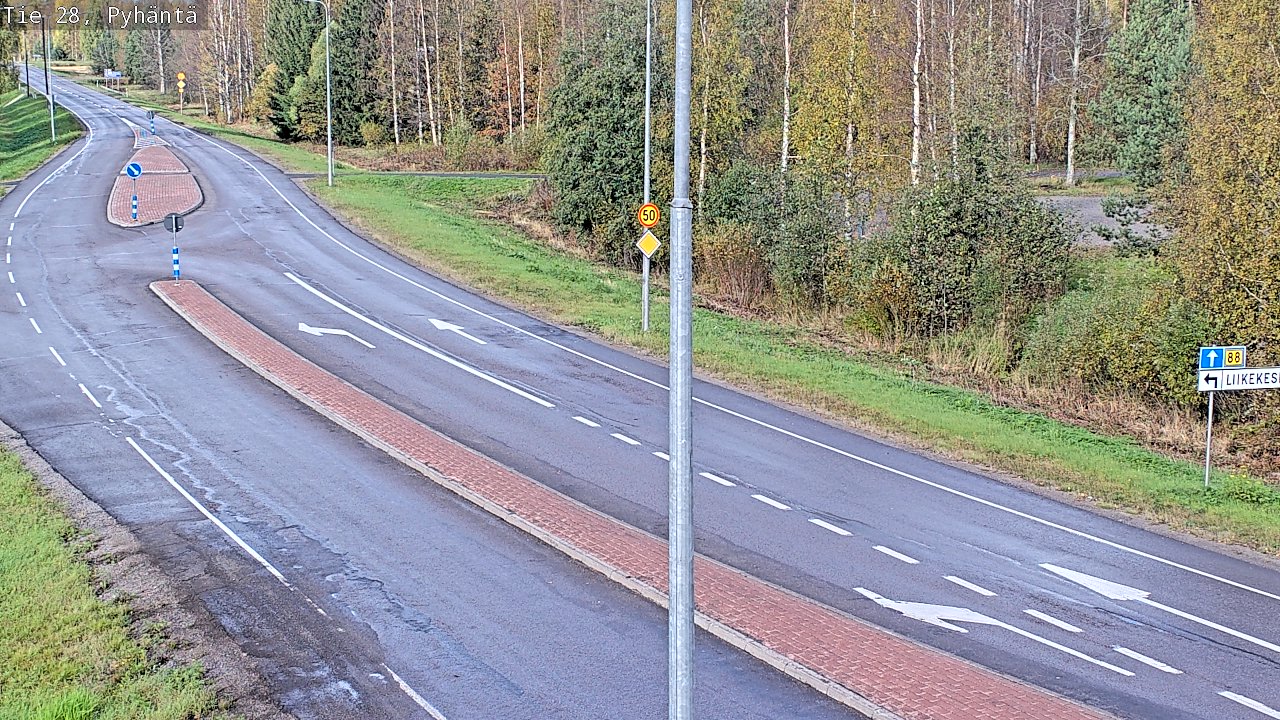 Kelikamerat Kuva Tie 28 Pyhäntä, Pyhäntä, Pohjois-Pohjanmaa