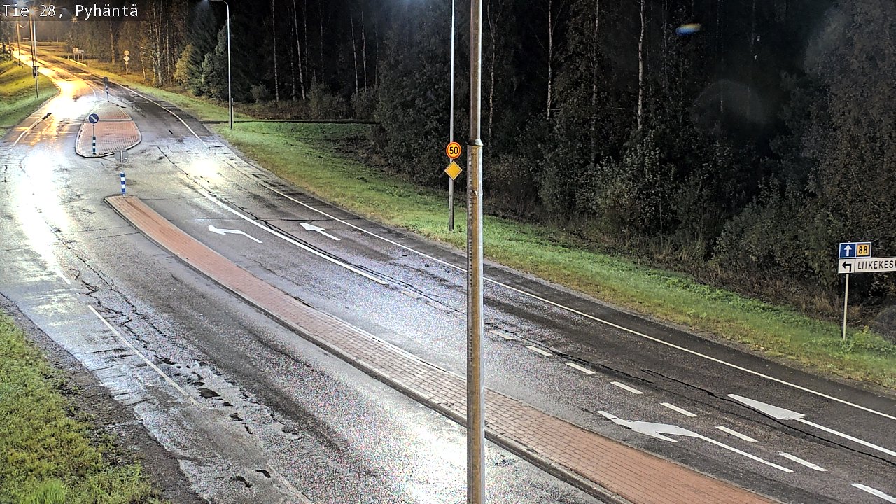 Kelikamerat Kuva Tie 28 Pyhäntä, Pyhäntä, Pohjois-Pohjanmaa
