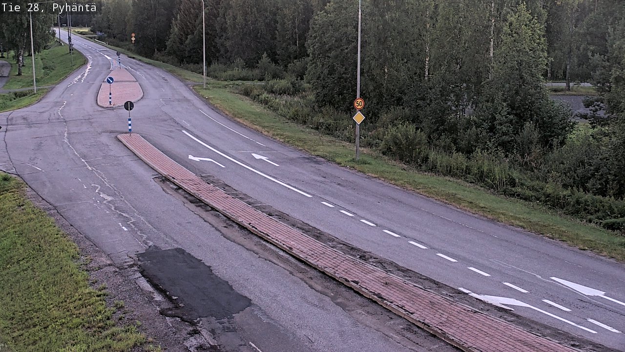 Kelikamerat Kuva Tie 28 Pyhäntä, Pyhäntä, Pohjois-Pohjanmaa