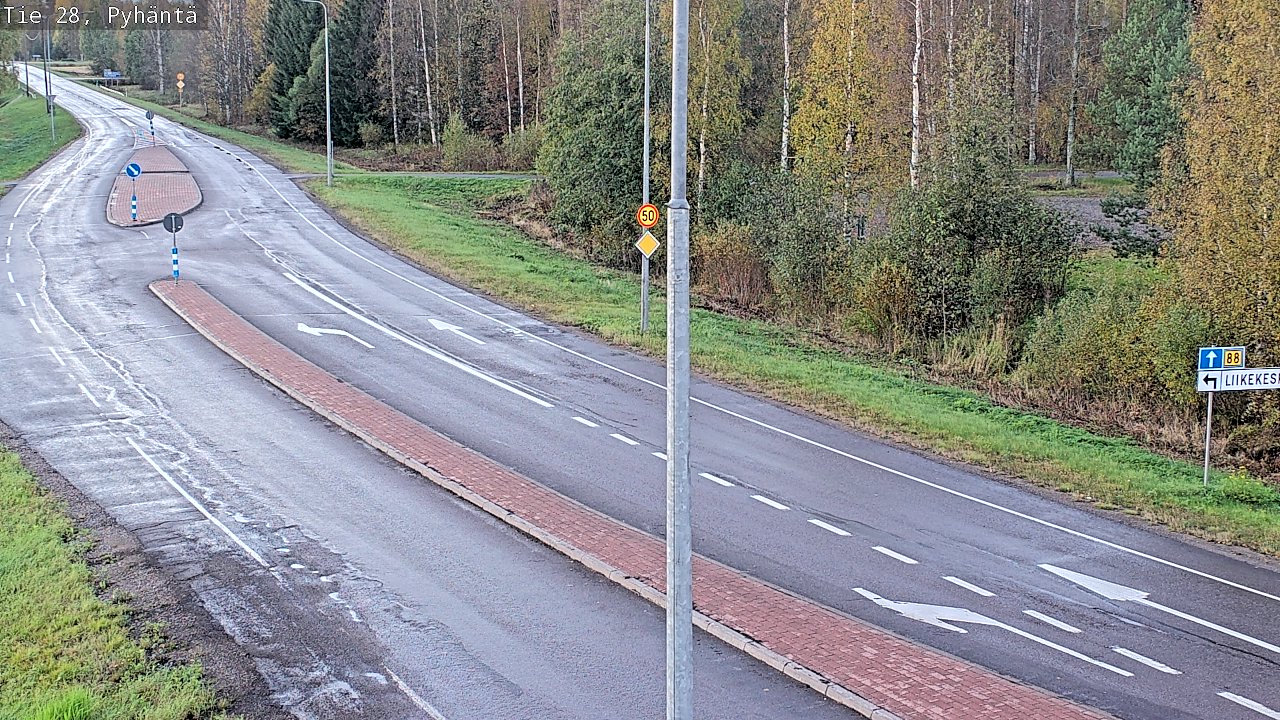 Kelikamerat Kuva Tie 28 Pyhäntä, Pyhäntä, Pohjois-Pohjanmaa