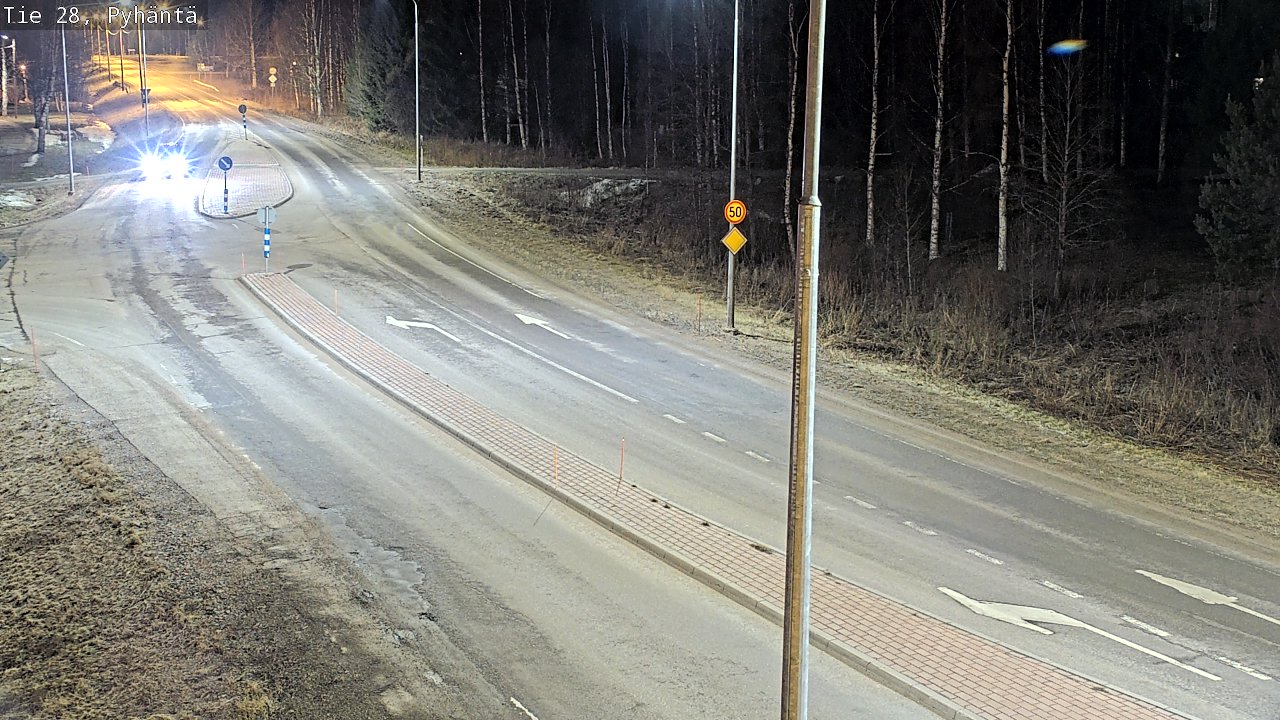 Kelikamerat Kuva Tie 28 Pyhäntä, Pyhäntä, Pohjois-Pohjanmaa