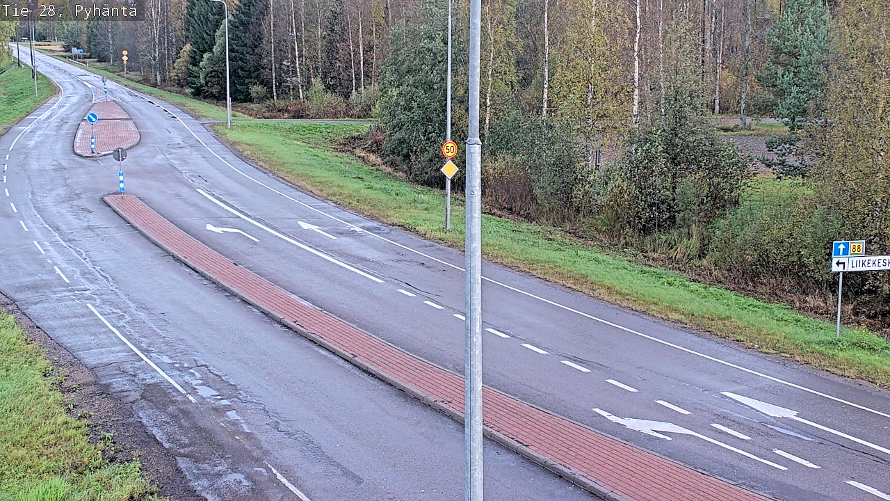 Kelikamerat Kuva Tie 28 Pyhäntä, Pyhäntä, Pohjois-Pohjanmaa