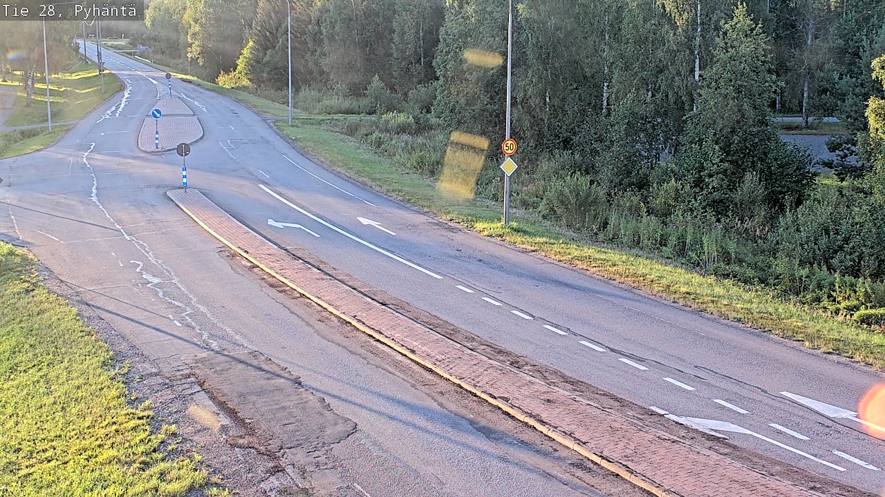 Kelikamerat Kuva Tie 28 Pyhäntä, Pyhäntä, Pohjois-Pohjanmaa