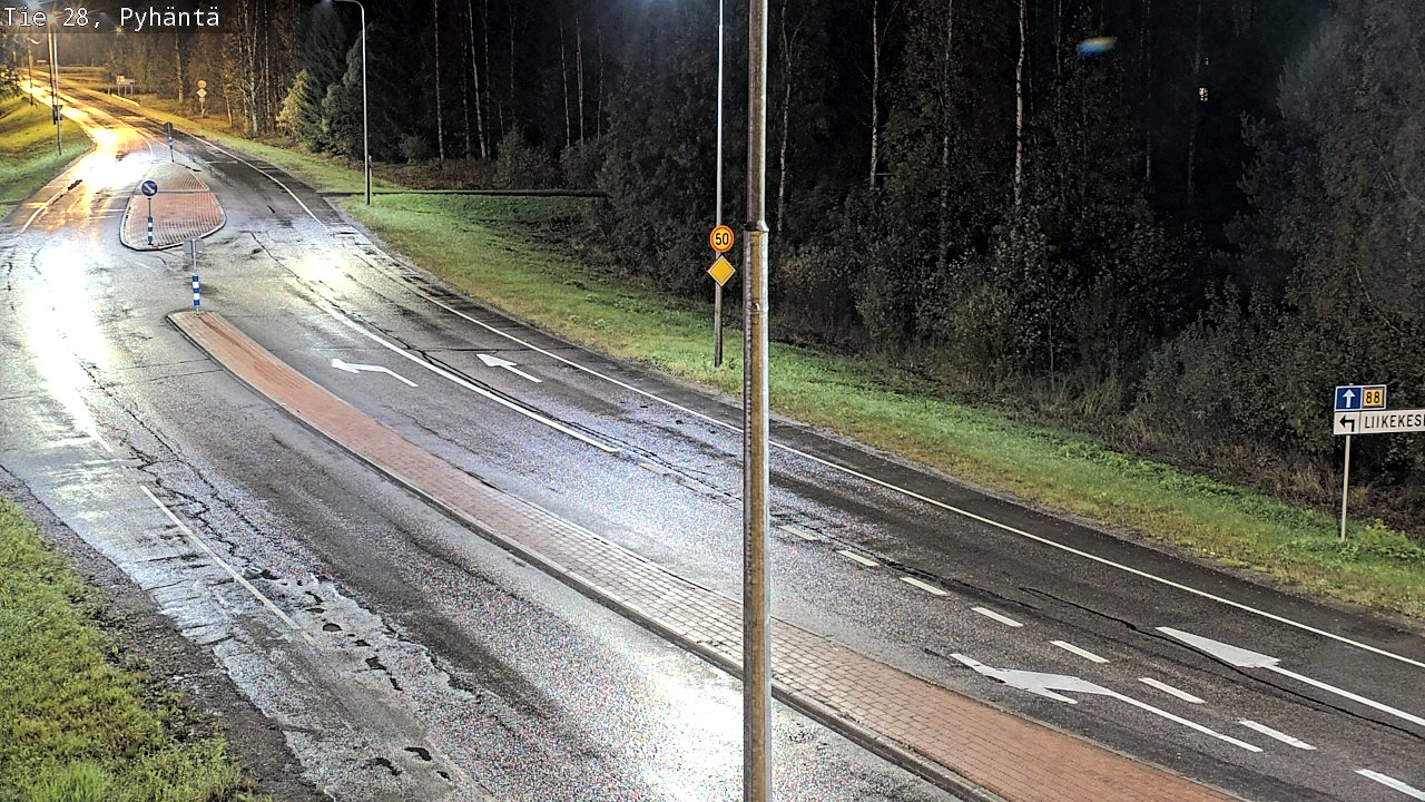 Kelikamerat Kuva Tie 28 Pyhäntä, Pyhäntä, Pohjois-Pohjanmaa