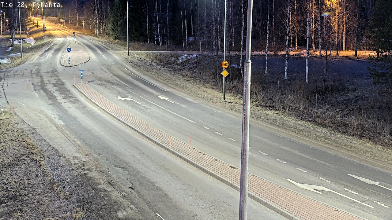 Kelikamerat Kuva Tie 28 Pyhäntä, Pyhäntä, Pohjois-Pohjanmaa