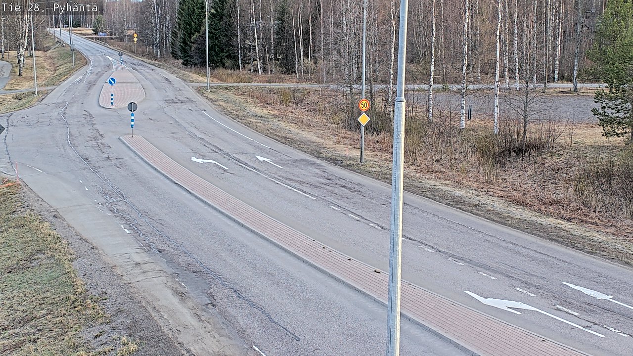 Kelikamerat Kuva Tie 28 Pyhäntä, Pyhäntä, Pohjois-Pohjanmaa