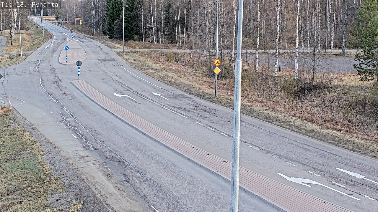 Kelikamerat Kuva Tie 28 Pyhäntä, Pyhäntä, Pohjois-Pohjanmaa
