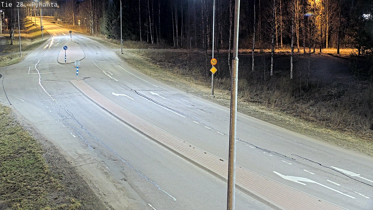 Kelikamerat Kuva Tie 28 Pyhäntä, Pyhäntä, Pohjois-Pohjanmaa