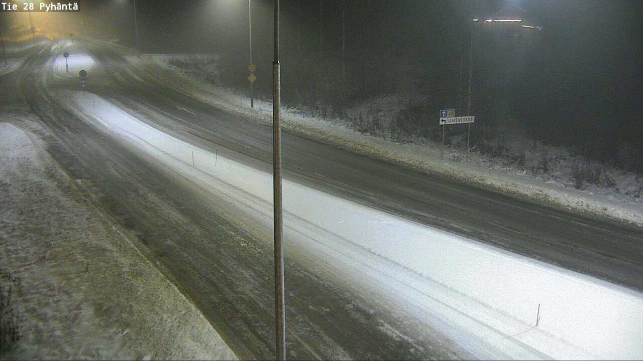 Weather Camera Image Road 28 Pyhäntä, Pyhäntä, Pohjois-Pohjanmaa