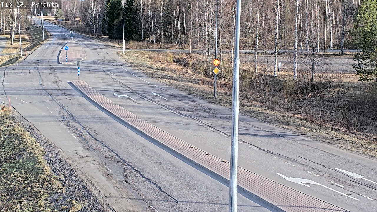 Kelikamerat Kuva Tie 28 Pyhäntä, Pyhäntä, Pohjois-Pohjanmaa