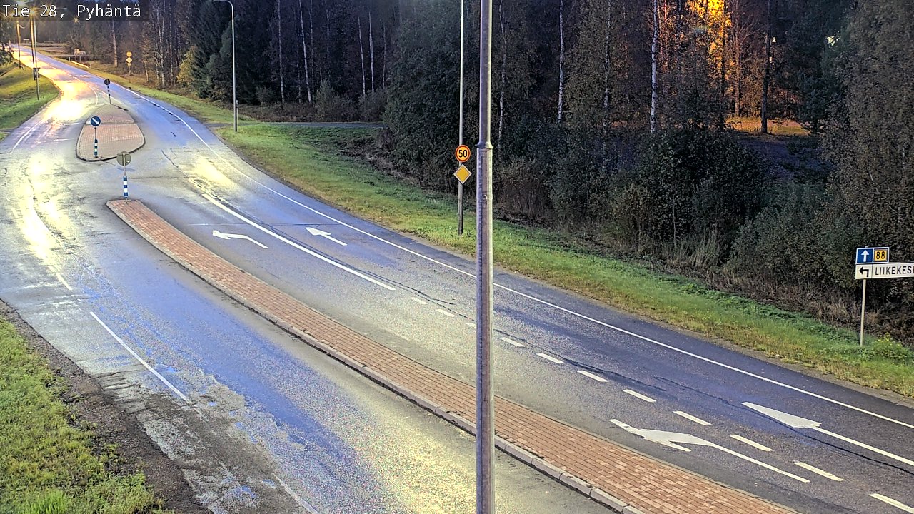 Kelikamerat Kuva Tie 28 Pyhäntä, Pyhäntä, Pohjois-Pohjanmaa