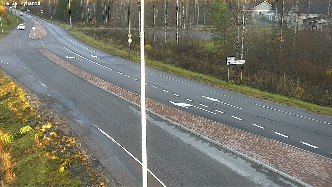 Kelikamerat Kuva Tie 28 Pyhäntä, Pyhäntä, Pohjois-Pohjanmaa