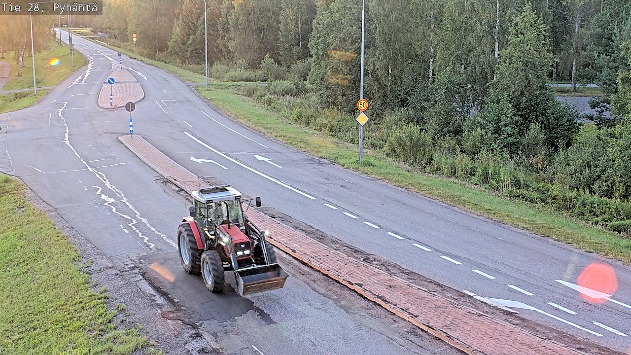 Kelikamerat Kuva Tie 28 Pyhäntä, Pyhäntä, Pohjois-Pohjanmaa