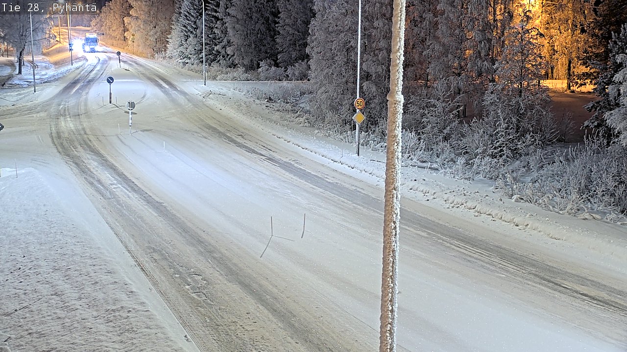 Kelikamerat Kuva Tie 28 Pyhäntä, Pyhäntä, Pohjois-Pohjanmaa