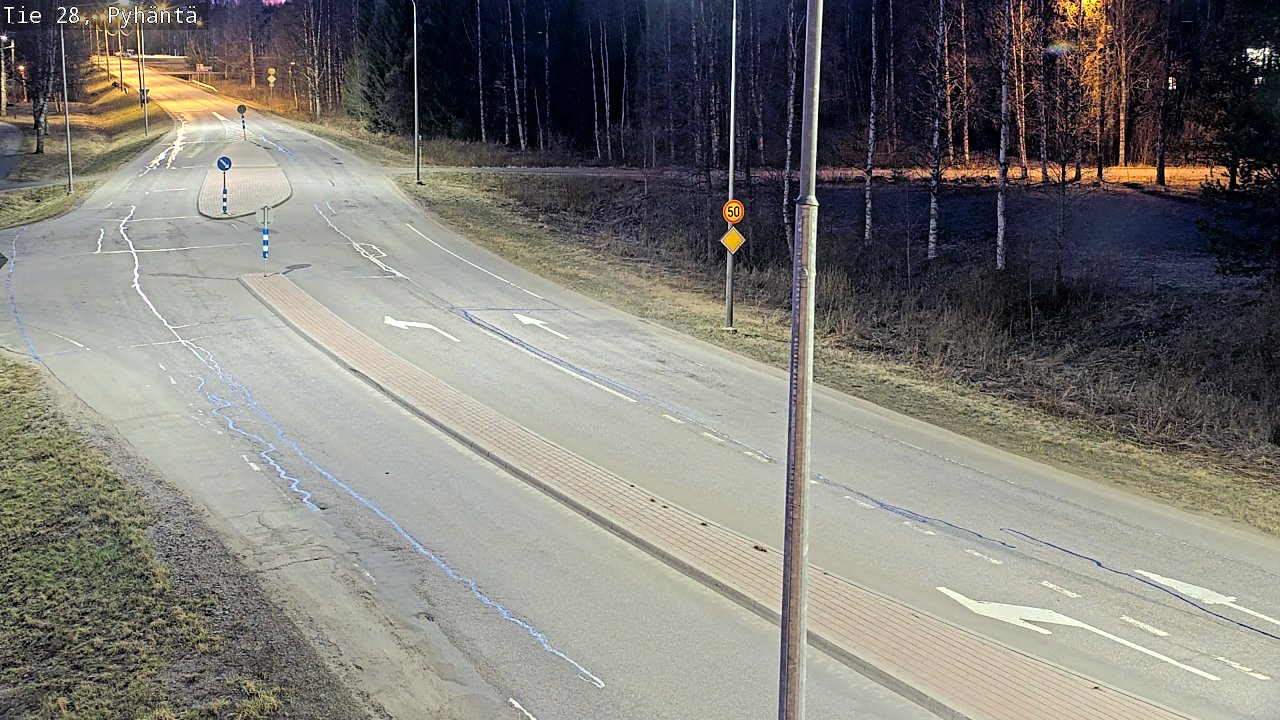 Kelikamerat Kuva Tie 28 Pyhäntä, Pyhäntä, Pohjois-Pohjanmaa