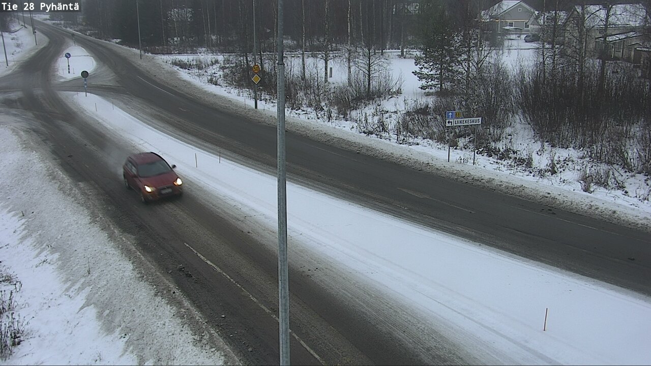 Weather Camera Image Road 28 Pyhäntä, Pyhäntä, Pohjois-Pohjanmaa