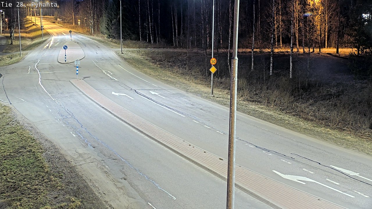 Kelikamerat Kuva Tie 28 Pyhäntä, Pyhäntä, Pohjois-Pohjanmaa