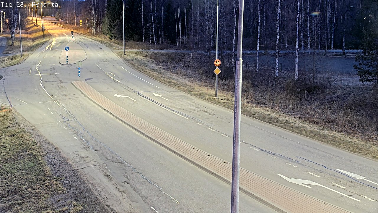 Kelikamerat Kuva Tie 28 Pyhäntä, Pyhäntä, Pohjois-Pohjanmaa
