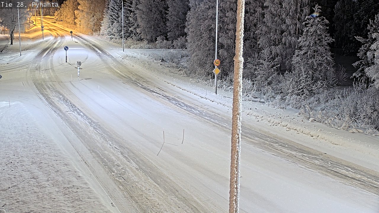 Kelikamerat Kuva Tie 28 Pyhäntä, Pyhäntä, Pohjois-Pohjanmaa