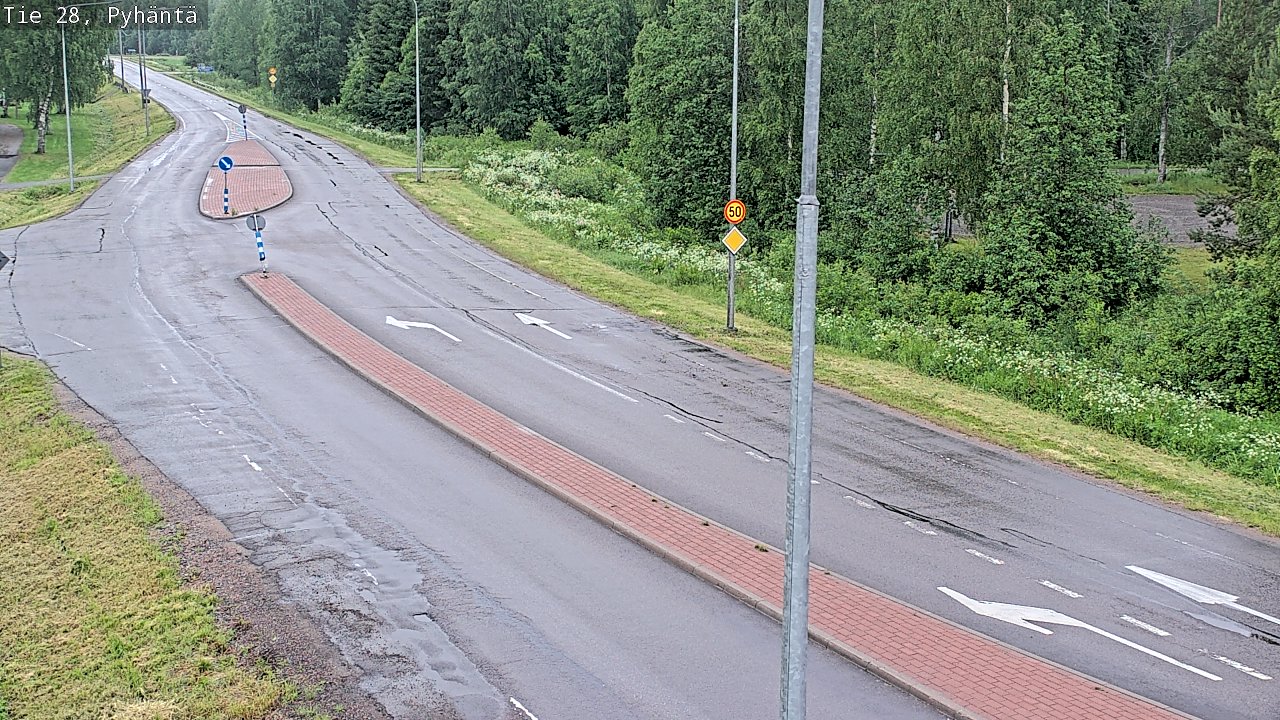 Kelikamerat Kuva Tie 28 Pyhäntä, Pyhäntä, Pohjois-Pohjanmaa