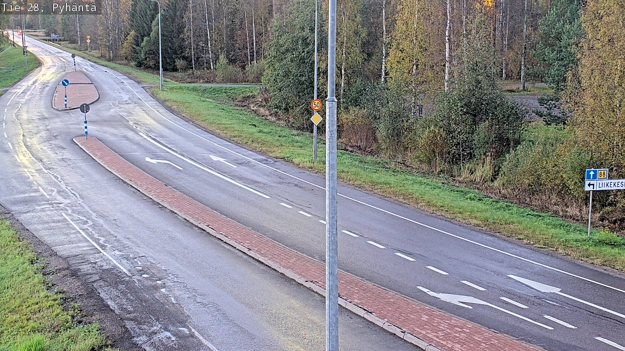 Kelikamerat Kuva Tie 28 Pyhäntä, Pyhäntä, Pohjois-Pohjanmaa
